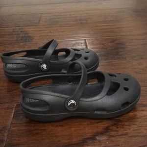 Crocs kids black Size 10